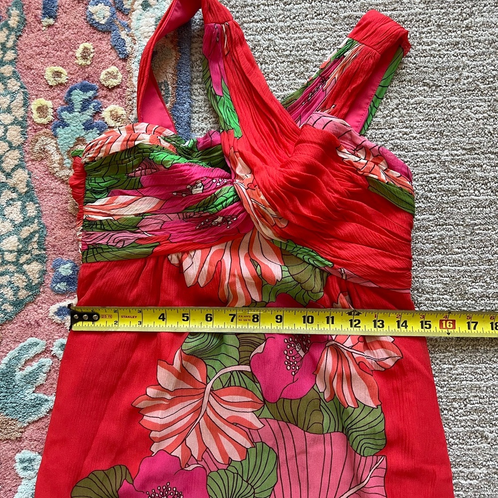 Tibi Pink and Red Floral Dress - Picture 2 of 16